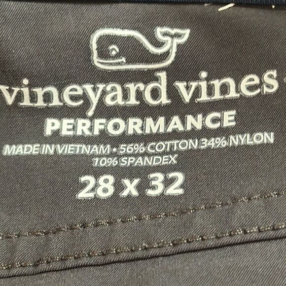Vineyard Vines Performance 5 Pocket Gray Golf Pants size 28x32 Style 1P001095 - Picture 7 of 9